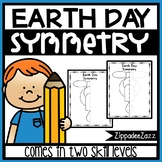 Earth Day Symmetry Drawing Activity for Art and Math