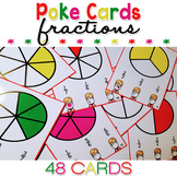 Fraction Review Poke Cards