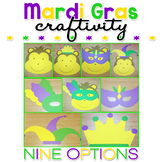 Mardi Gras Paper Craft Craftivity