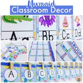 Mermaid Classroom Decor Pack EDITABLE