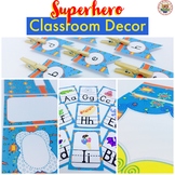 Superhero Classroom Decor Pack EDITABLE