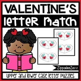 Valentine's Uppercase and Lowercase Match