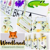 Woodland Classroom Decor Pack EDITABLE