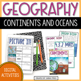 Continents and Oceans Google Slides for Distance Learning