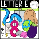 Letter E Alphabet Clipart