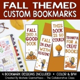 Fall Bookmarks | Personalized Bookmarks | Student Gifts