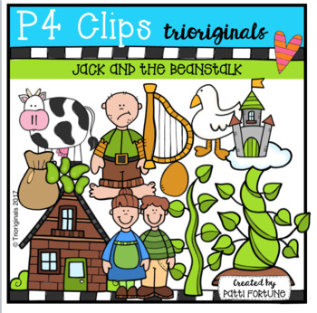Preview of Jack and the Beanstalk (P4 Clips Trioriginals Clip Art)