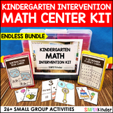 Math Centers for Small Group, Math Intervention Kit, Kinde