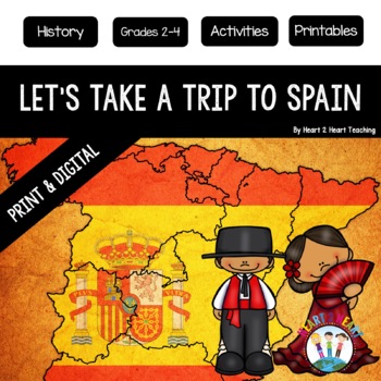 Preview of Let's Take a Trip to Spain! (Both Print & Digital) for Google | All About Spain