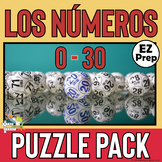 Los números 0-30 actividades y juegos |  Spanish Numbers P