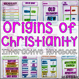 Origins of Christianity Interactive Notebook Graphic Organ