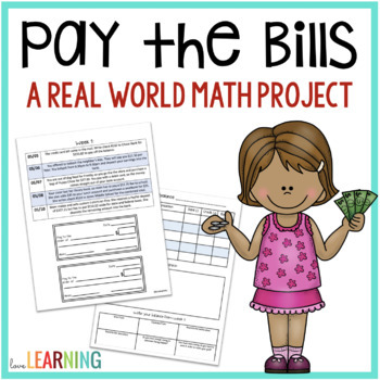 Preview of Decimals - A Real World Math Project about Paying the Bills!