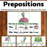 Prepositions Activity for Speech Therapy and Autism