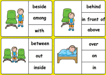 Prepositions Activity - Clip Cards by Angie S | Teachers Pay Teachers