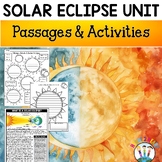 Solar Eclipse 2024 Passages Activities Worksheets Word Sea