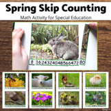 Spring Special Education Math Activity | Skip Counting