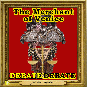 Preview of THE MERCHANT OF VENICE RESEARCH & REVIEW PROJECT: DEBATE ACTIVITY!