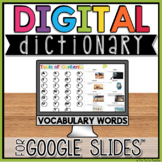 DIGITAL Dictionary in Google Slides™  | DISTANCE LEARNING