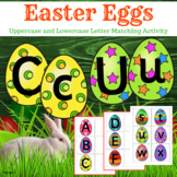 Easter Eggs - Letter Matching Uppercase and Lowercase