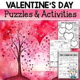 Valentines Day Activity Fun Packet Puzzles Word Search Mat