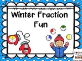 2nd Grade Fractions Low Prep Winter Math Activities Worksheets