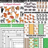 Woodland Animals Clipart Bundle