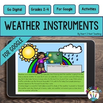 Weather Instruments for Distance Learning & Google Classroom | TpT
