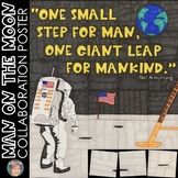 Apollo 11 Moon Landing Collaboration Poster - Fun Space Po
