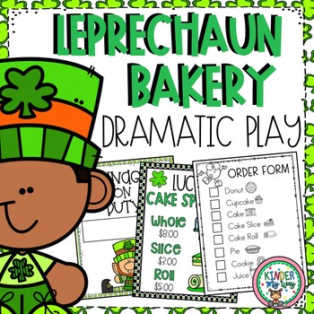 Preview of Leprechaun Bakery Dramatic Play Center | Bakery Play Center