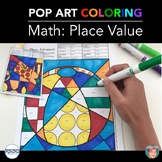 PLACE VALUE Coloring Pages ALL YEAR |  Fun for Spring Math