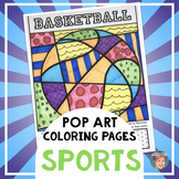 Sports Interactive and Pattern-Filled Coloring Sheets