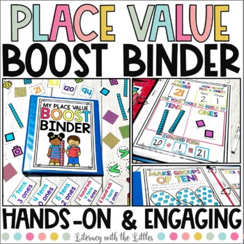 Preview of Place Value Boost Binder | First Grade Math Activities
