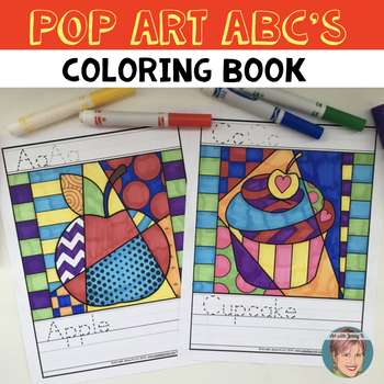 Preview of 26 Alphabet Letters ABC Coloring Book for Back to School