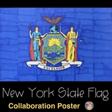 New York State Flag Collaboration Poster