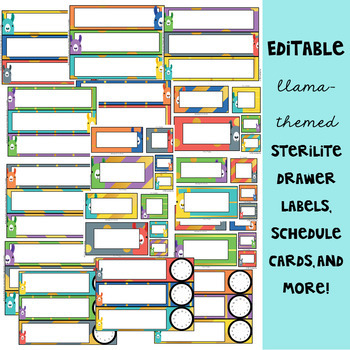 Llama Classroom Decor: Editable Labels and Templates by The Seeds We Sow