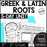 6th-8th Grade Greek & Latin Roots | 5 Day Unit | Middle Sc