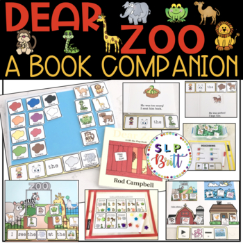 dear zoo book companion speech therapy aac zoo animals category