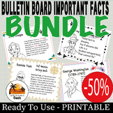 -50% SALE OFF Bulletin Board Important Facts - Figures Bun