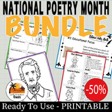 -50% SALE OFF  National Poetry Month - Pack of Poetry