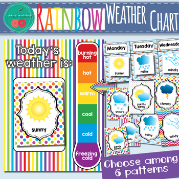Preview of Rainbow Weather Chart