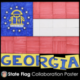 Georgia State Flag Collaboration Poster