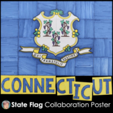 Connecticut State Flag Collaboration Poster