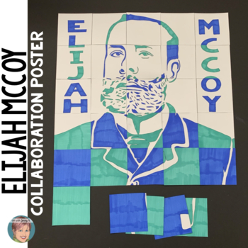 Preview of Elijah McCoy Collaboration Poster | Great Canadian Black History Month Acitivity