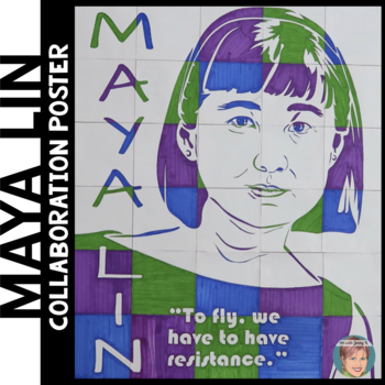 Preview of Maya Lin Collaboration Poster | Inspirational AAPI Heritage Month Activity