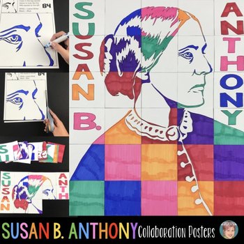 Preview of Susan B. Anthony Collaboration Poster | Great Women's History Month Activity