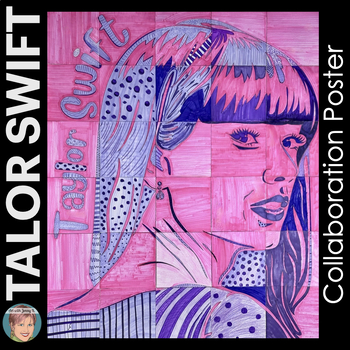 Preview of Taylor Swift Collaboration Poster | Women's History Month | Poetry Month