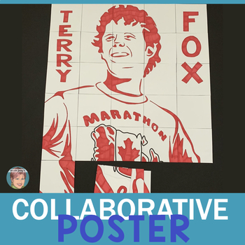 Preview of Terry Fox Activity | Classroom Collaboration Poster