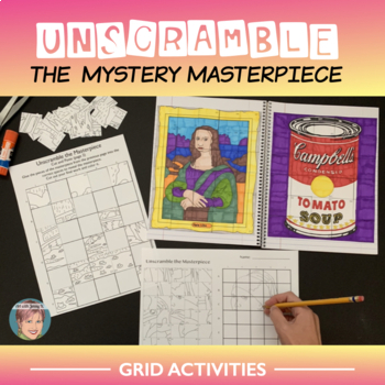 Preview of Unscramble The Mystery Masterpiece | Fun Art History Activity & Great Sub Plan