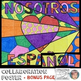 We "Heart" Spanish Collaboration Poster (We Love Spanish)