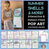 Seashells & More Summer  Coloring Pages